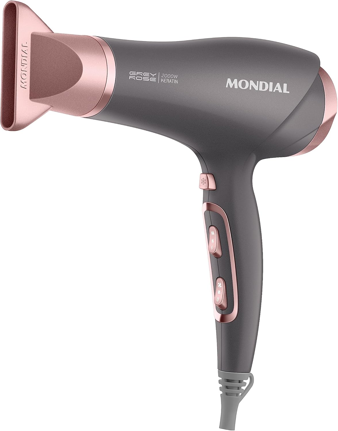 Secador de Cabelos, Mondial, Grafite/Rose, 2000W, 110V - SCN-11