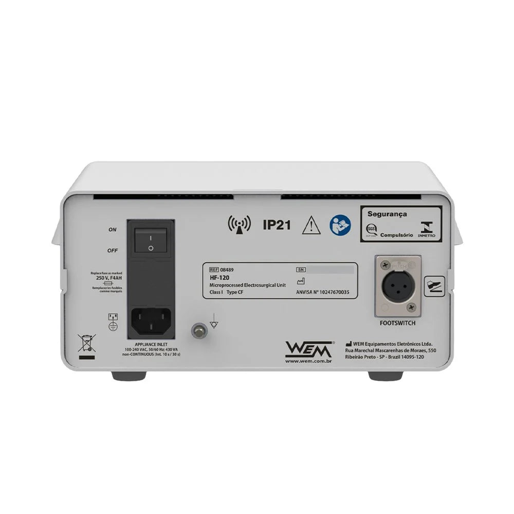 Bisturi Eletrônico WEM Medtronic HF 120