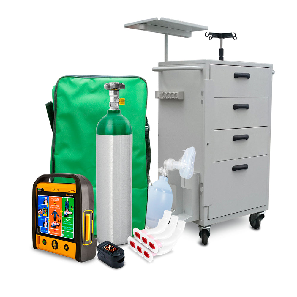 Kit de emergência 3A | DEA Toth 5800 + Carro de Emergência - PAT-1012-RH